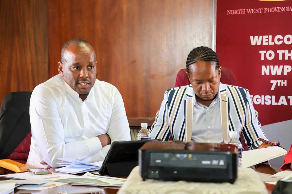North West Provincial Legislature Portfolio Committee on Community Safety and Transport Management led by Hon Freddy Sonakile conducted an oversight visit at the North West Transport Investments (NTI) offices