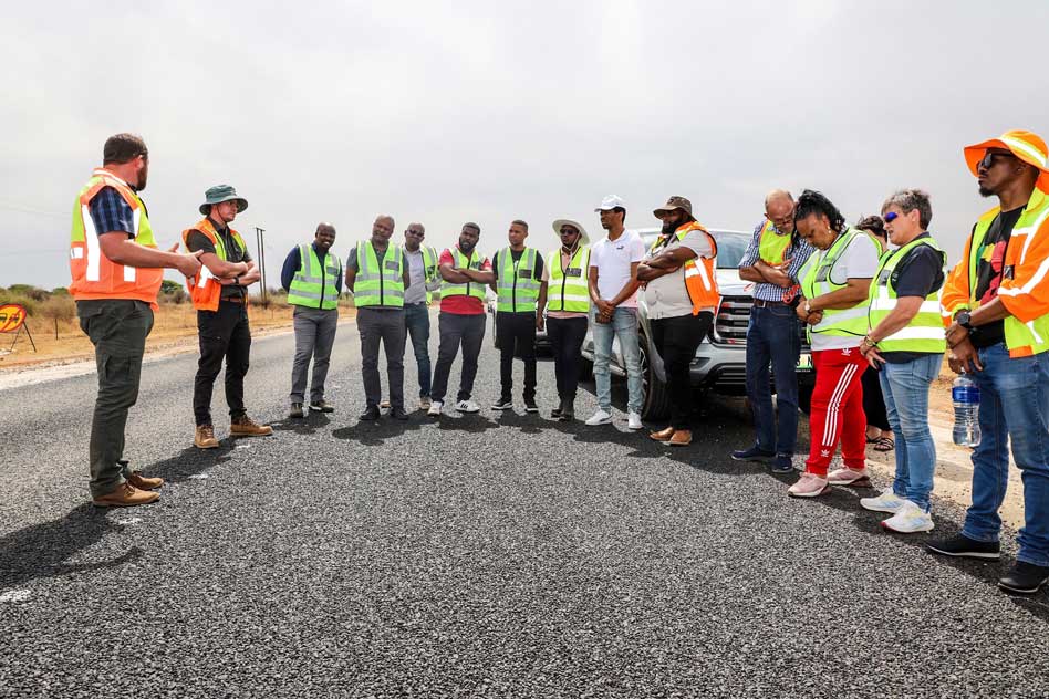 The North West Provincial Legislature Portfolio Committee on Public Works and Roads led by Hon Paul Sebegoe conducted oversight visit