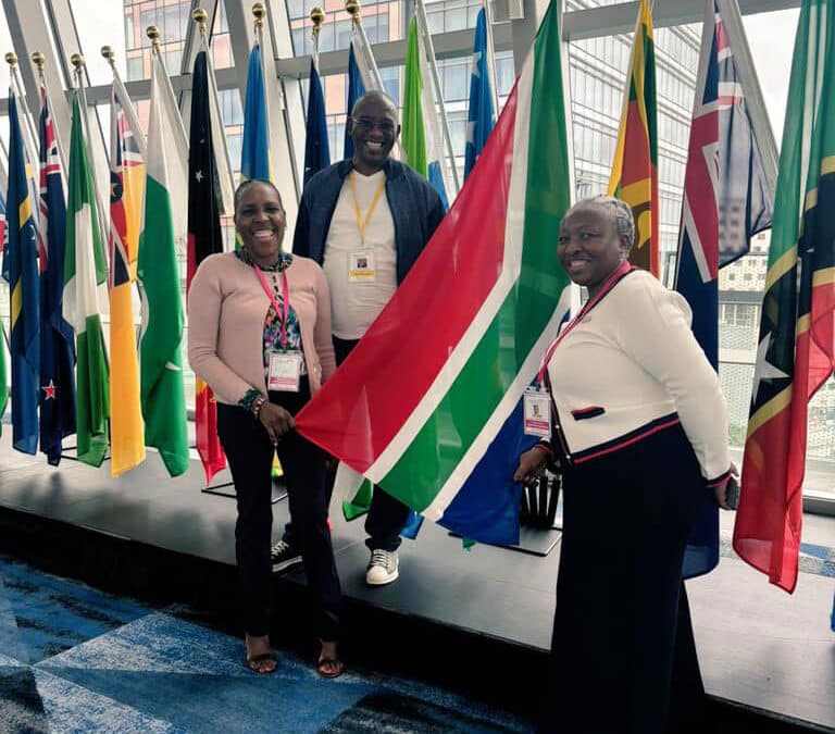 The Speaker of the North West Provincial Legislature, Hon. Desbo Mohono and the Chief Whip Hon. Motlalepula Rosho are attending the 67th Commonwealth Parliamentary Conference in Sydney, Australia.