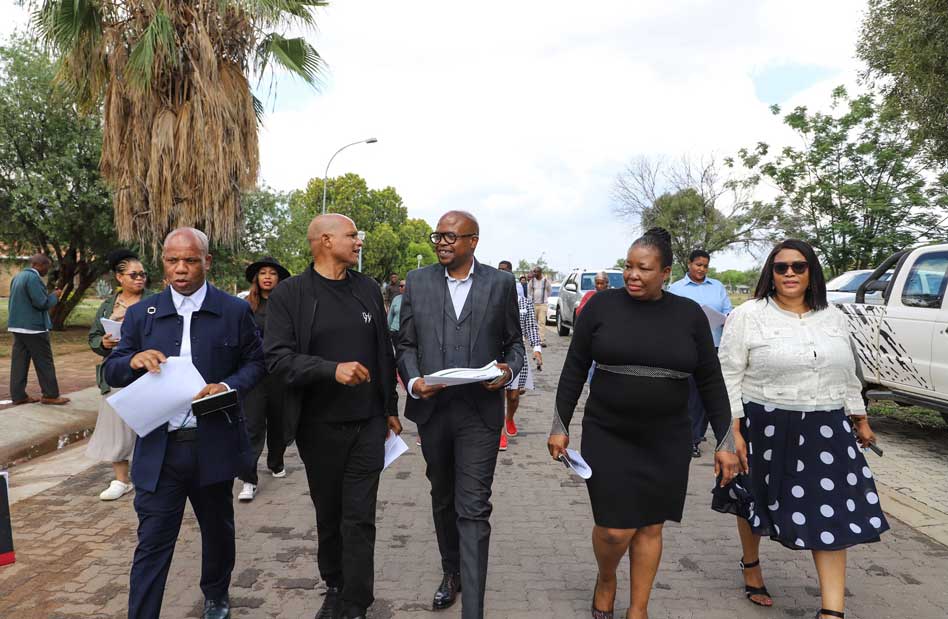 Hon Collen Maine conducted an oversight visit at Ga Lowe residence on Tuesday, 12 November 2024