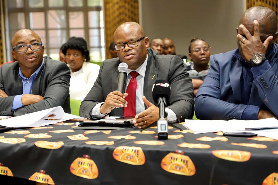 The North West Legislature Standing Committee on Provincial Public Accounts chaired by Hon. Smuts Matshe held MFMA Public hearings with Ngaka Modiri Molema District Municipality