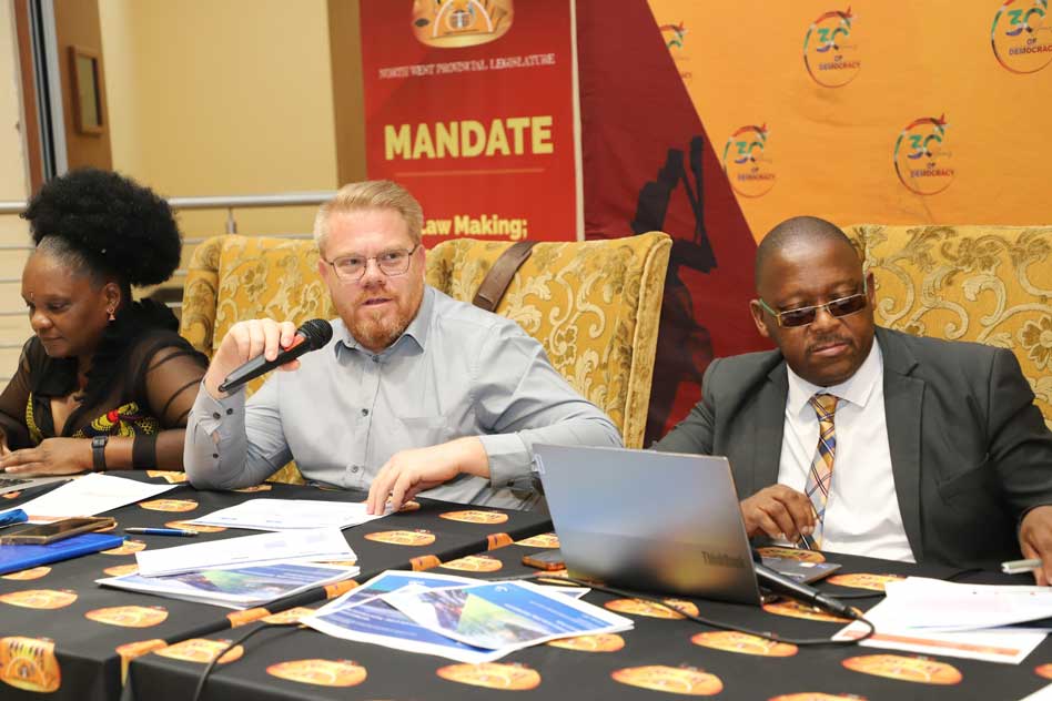 The Standing Committee on Provincial Public Accounts chaired by Hon. Smuts Matshe is currently holding a 2-day briefing sessions with the Office of the Auditor General