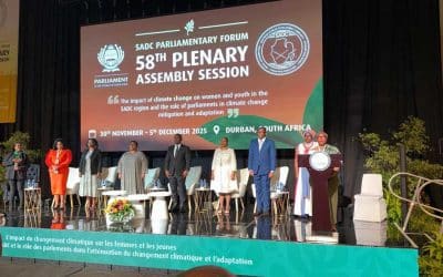 Speaker of the Legislature, Dr. Desbo Mohono is currently attending the Southern African Development Community’s Parliamentary Forum 58th Plenary Session in Durban.