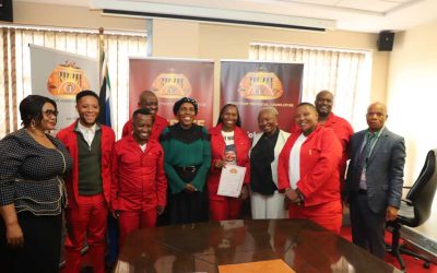 North West Legislature Speaker, Dr. Mohono Welcomes Hon. Amogelang Jeannete Matuane as a New Member of the Provincial Legislature from Economic Freedom Fighters (EFF)