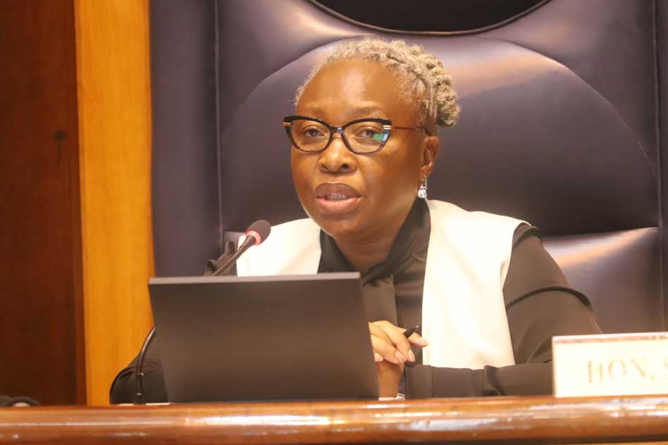 Dr. Desbo Mohono presided over the House Sitting where Members of the political parties represented in the Legislature paid tribute to the late Hon. Modiegi Dikolomela of the Economic Freedom Fighters.